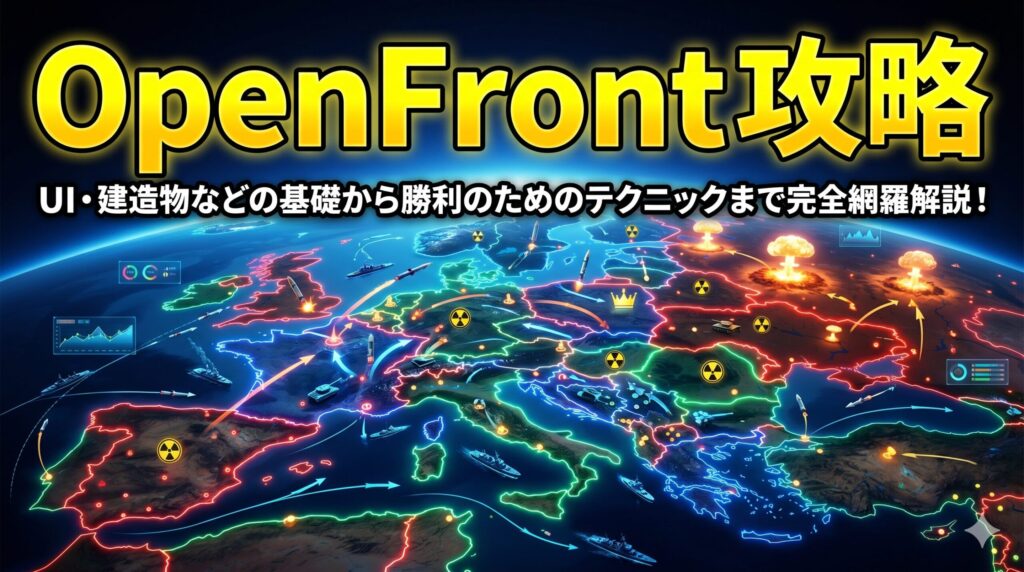 【OpenFront攻略】UI・建造物などの基礎から勝利のためのテクニックまで完全網羅解説! | ulToRaLog